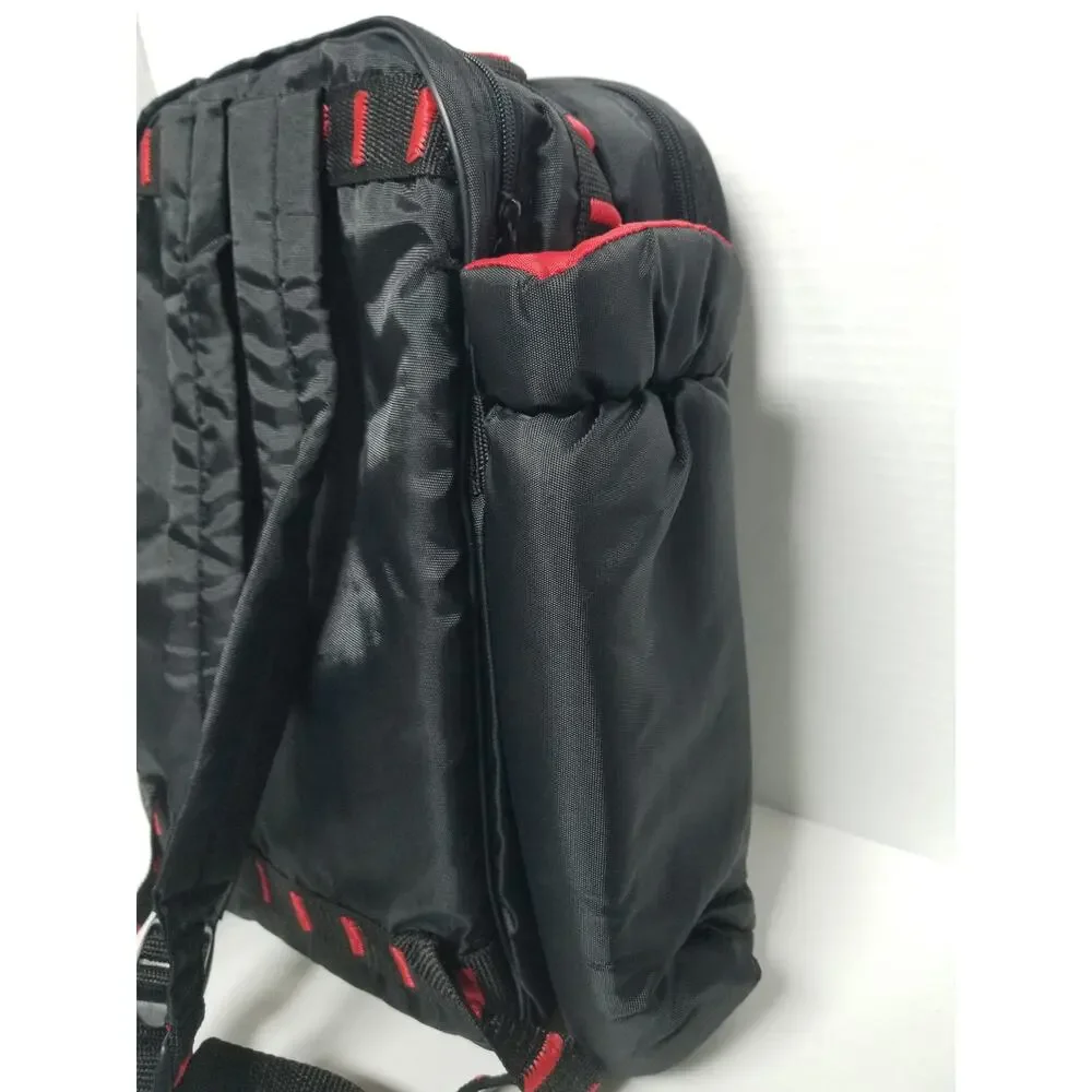 Vintage 2 Person Picnic Backpack Kit Insulated Cooler Utensil Glasses Plates New